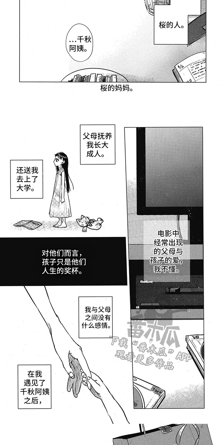 樱花房间装饰漫画,第13章：好久不见5图