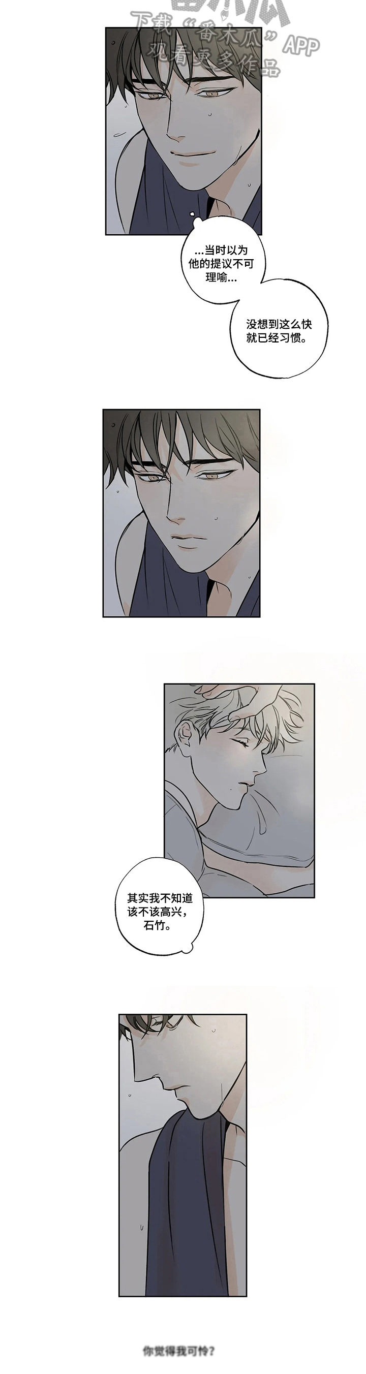 糟糕的拼音漫画,第54章：爱情的凝视：习惯4图