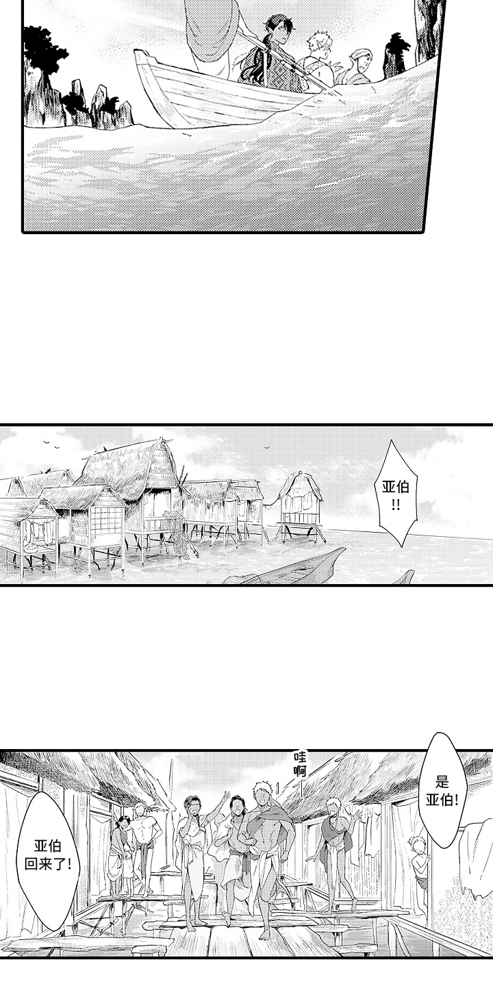 献给鲨鱼家族日漫微博漫画,第14章：村庄5图