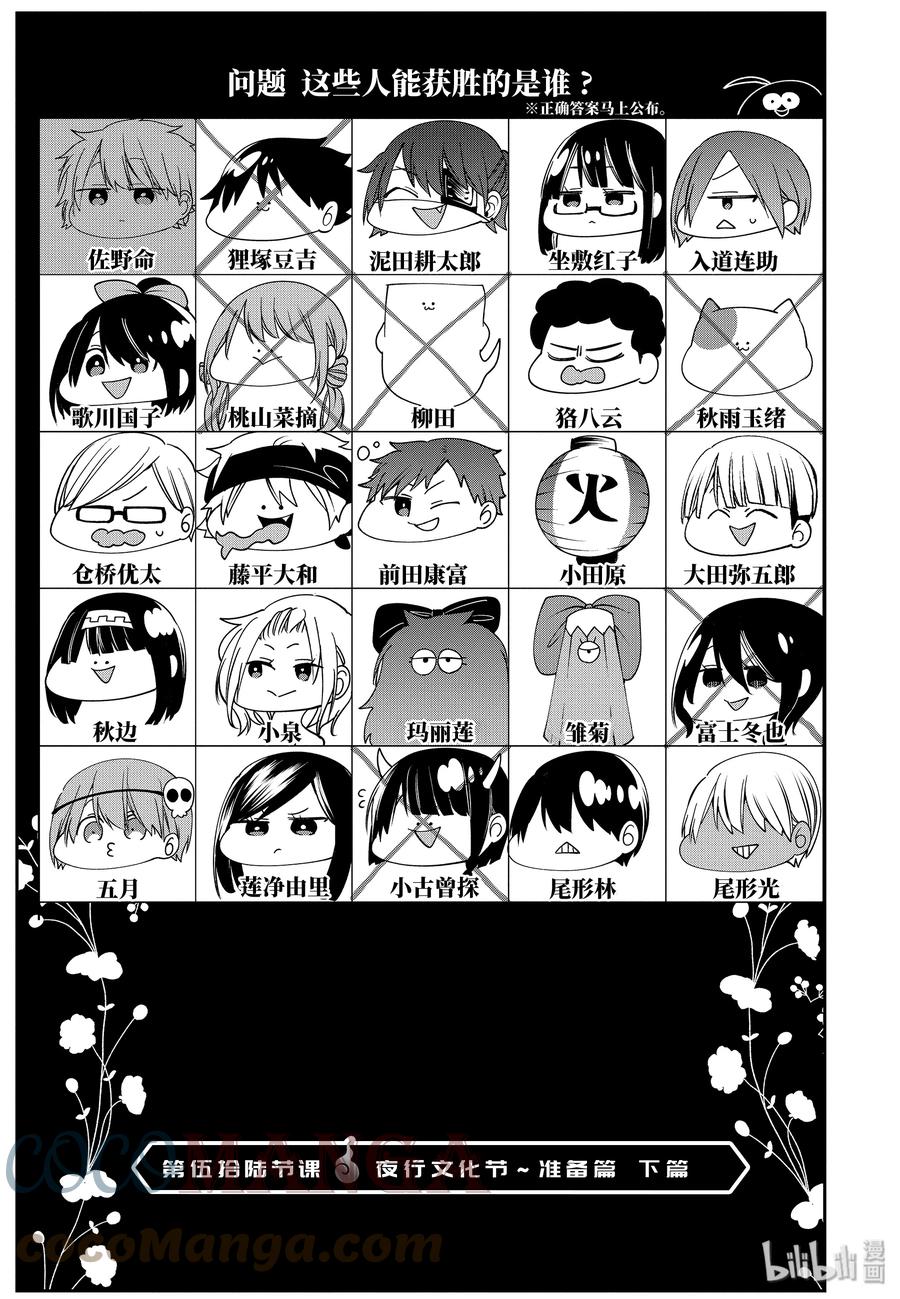 妖怪学校内容简介漫画,57 夜行文化节~准备篇 （下篇）3图
