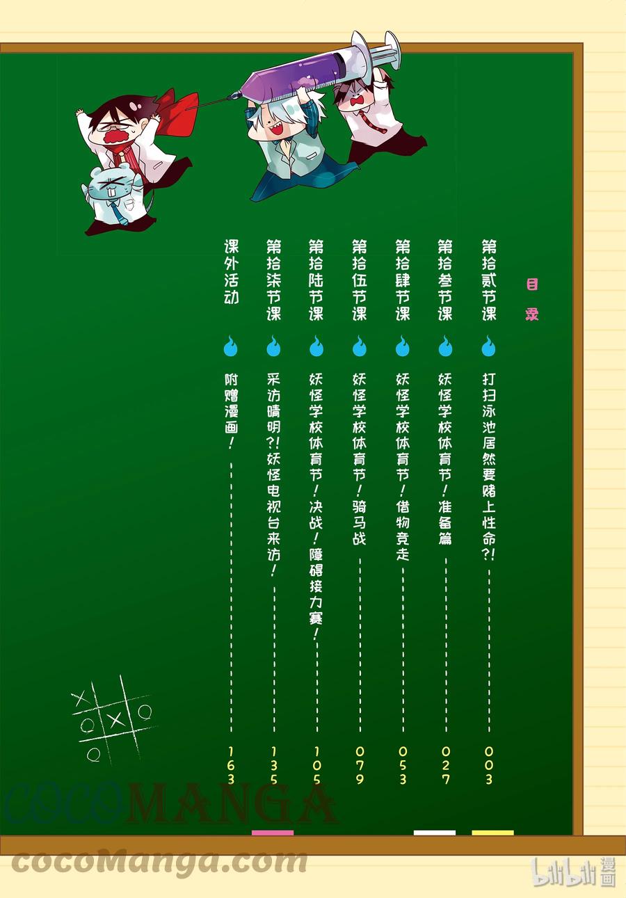 妖怪学校的新人教师萌娘百科漫画,12 打扫泳池居然要赌上性命？！3图