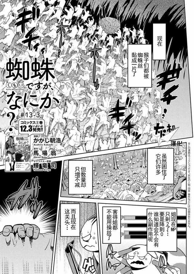 不过是蜘蛛而已漫画,第13.3话1图