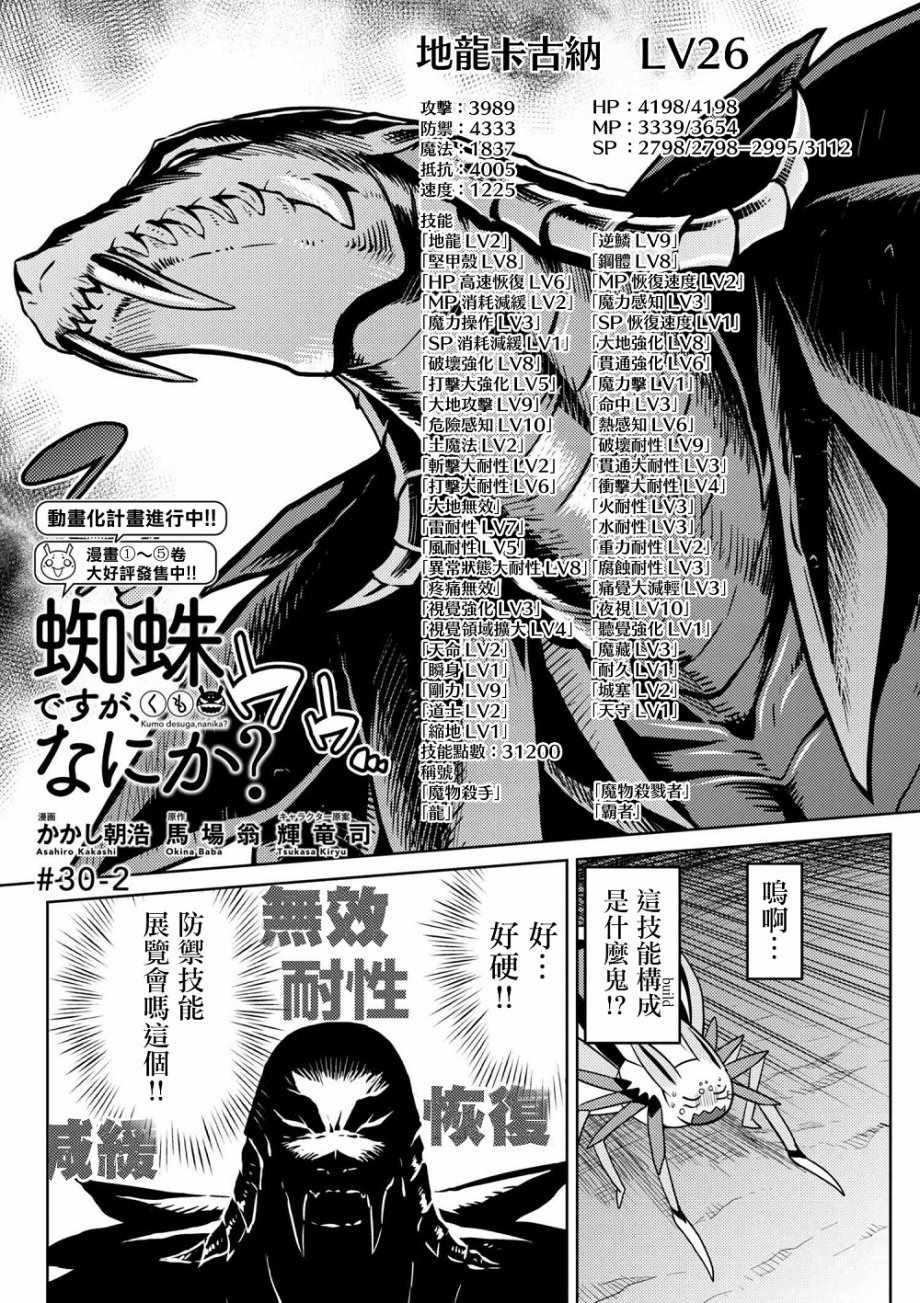 不过是蜘蛛而已漫画,第30.2话1图