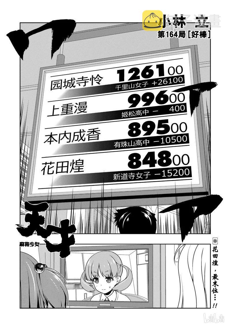 天才麻将少女女主漫画,第164局 好棒2图
