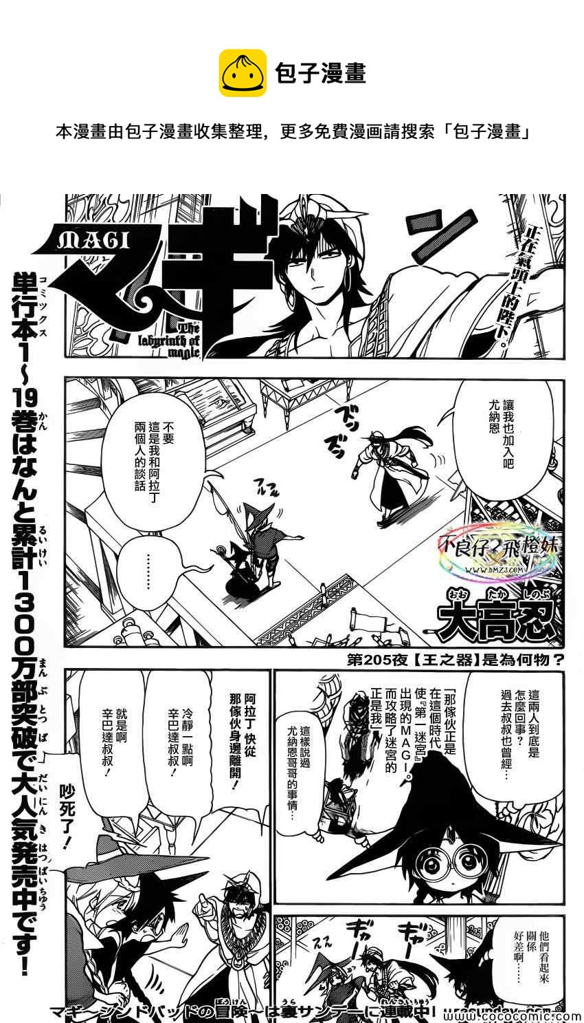 魔笛magi解说漫画,第205话1图