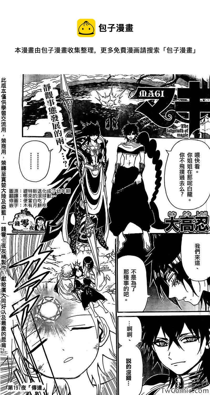 魔笛magi辛巴德的冒险漫画,第197话1图