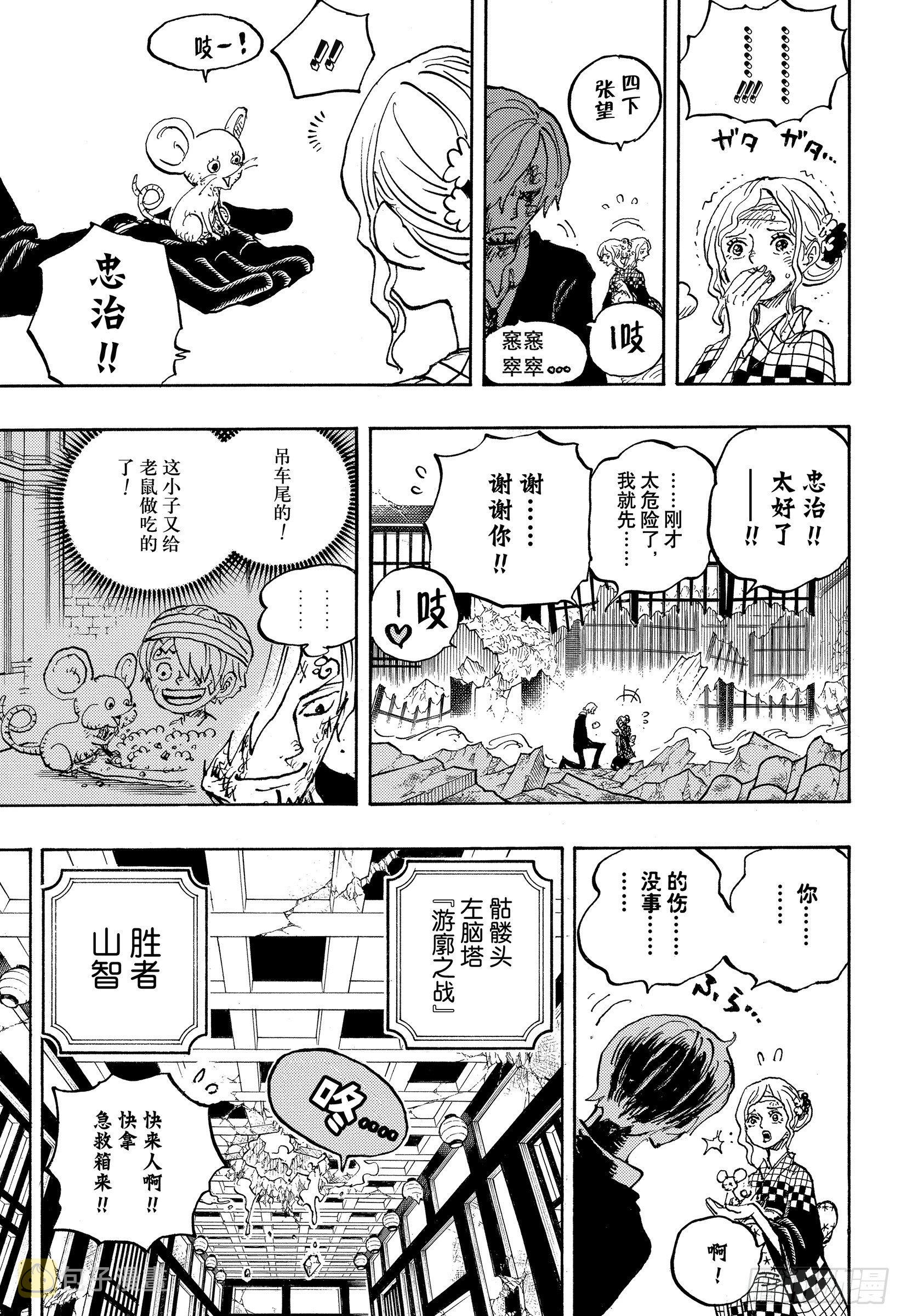 航海王女帝漫画,第1035话 佐罗VS烬3图