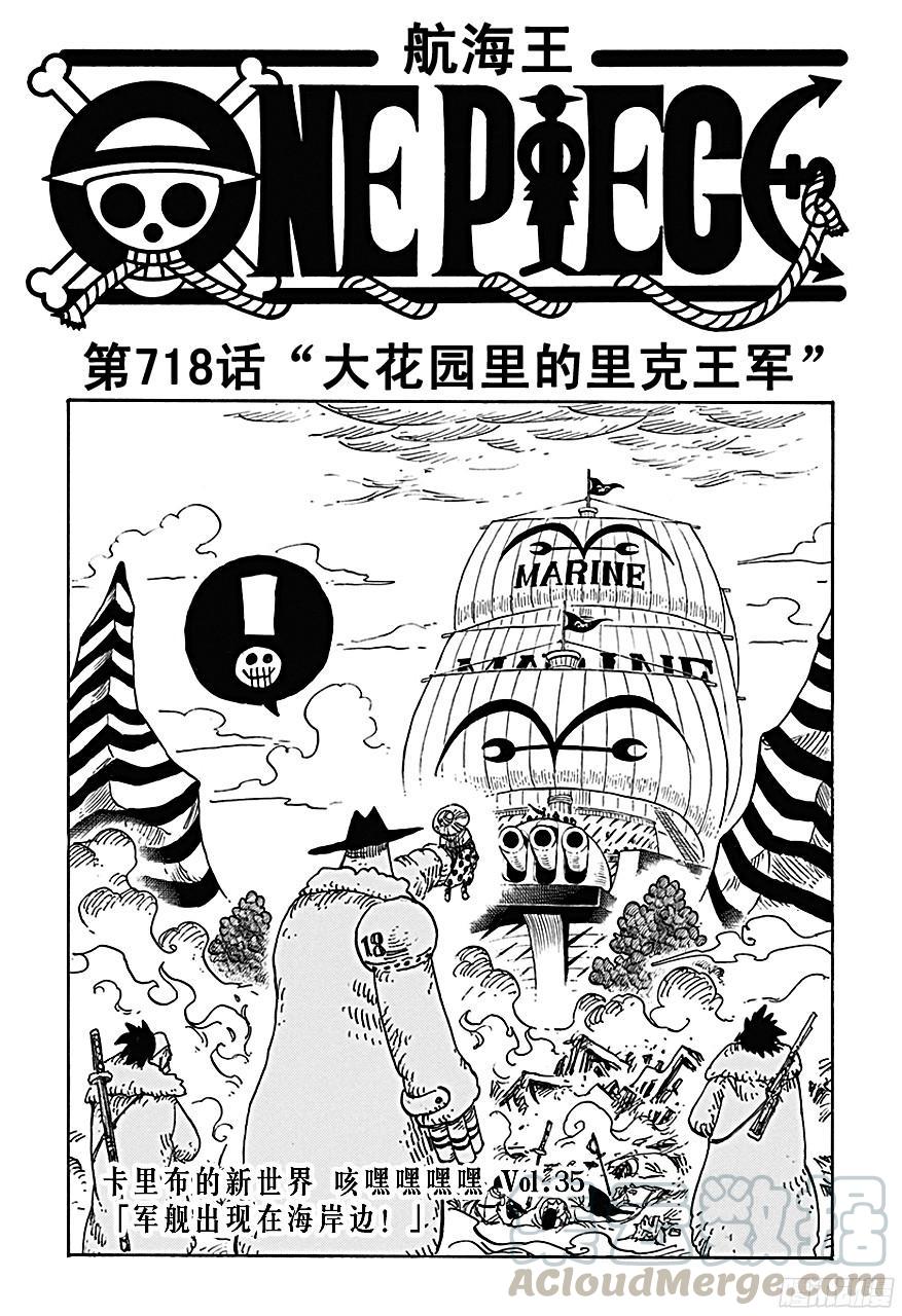 航海王女帝漫画,第718话 大花园里的里克王军1图