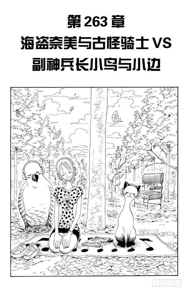 航海王女帝漫画,第263话 海盗奈美与古怪骑士1图