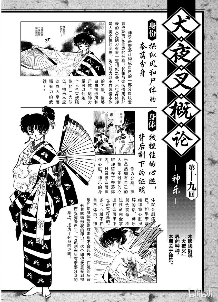 犬夜叉wide版下载漫画,后记19 犬夜叉概论 神乐1图